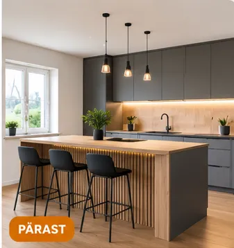 Köök pärast ümberehitust